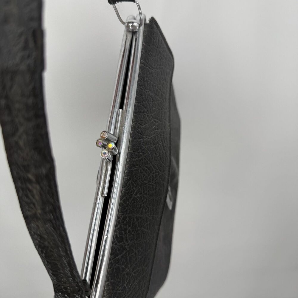 Vintage Unbranded Structured Purse Bag Evening Formal - Picture 9 of 11